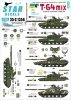 Star Decals 35-C1356 War in Ukraine #4 Ukrainian T-64 mix in 2022 war. T-64A, T-64B, T-64BV and T-64BM 'Bulat'. Plus generic insignias 1/35